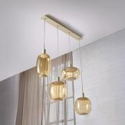 OSRAM riippuvalo Decor Needle Linear beige, teräs, 4-lamppuinen E27