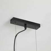 Hessian-riippuvalo, pituus 60 cm, luonnonvalkoinen, pellava/metalli