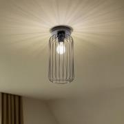 Kattovalaisin Barn, Ø 16 cm, musta, metalli, E27