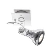 MARSET seinäkohdevalaisin Atlas, 2700 K, Ø 11 cm, läpinäkyvä