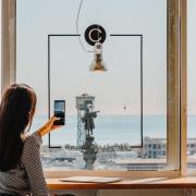 MARSET Atlas-riippuvalaisin, 2700 K, Ø 11 cm, läpinäkyvä