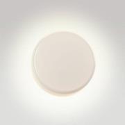 MARSET LED-seinävalaisin Caramel, opaali, Ø 38 cm, TRIAC, lasi