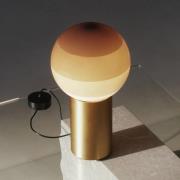 MARSET pöytälamppu Dipping Light, korkeus 22 cm, kermanvärinen/messink...