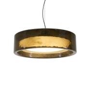 MARSET LED-riippuvalaisin Ringo, Ø 90 cm, tumman savuharmaa