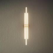 LED-kattovalaisin Tinka, puunvärinen/musta, pituus 98 cm