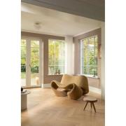 Nuura kattovalaisin Rizzatto 301, Ø 30 cm messinkivärinen/opaalinen