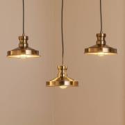 Riippuvalo Berceste 9263, 3-lamppuinen, vanhan messingin värinen, E27
