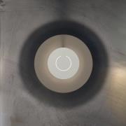 Knikerboker LED-seinävalaisin DoppioZero, kerma/valkoinen, Ø 30 cm