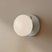 Seinävalaisin Flo, harmaa, Ø 19 cm, lasi