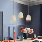 Schöner Wohnen Traventa-riippuvalo, 3-lamppuinen, beige, E27