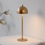 Schöner Wohnen LED-akkukäyttöinen pöytälamppu Bellies, kullanvärinen, ...