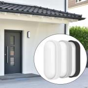 MEGATRON LED-ulkoseinälamppu Zella Neo XL Sensor, harmaa, IP54