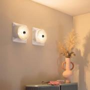 Stilnovo Goletta kattovalaisin, kiiltävä valkoinen/alumiininvärinen