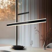 LED-riippuvalaisin Arcola musta, pituus 152 cm kosketusdimmeri, CCT