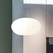 AIH-riippuvalaisin lasia 38 cm, kiiltävänvalkoinen