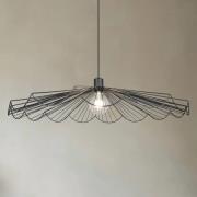 Riippuvalaisin Margarita, Ø 80 cm, musta, E27, metalli