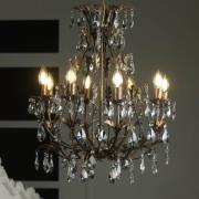 Kattokruunu Botte metallia, 8-lamppuinen, pronssi