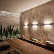 LED-seinävalaisin Satori, leveys 58,5 cm, valkoinen, 2700 K, alumiini