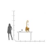 Kare lattiavalaisin Monkey Dance, kultainen, 120 cm, E27