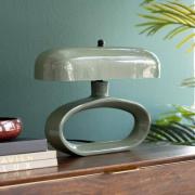 Kare pöytävalaisin Suki, salviavihreä, metalli, 26 cm, E14