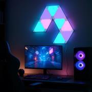 Calex Smart LED-seinävalaisin TRIANGLES, 9-osainen, RGBW, himmennettäv...