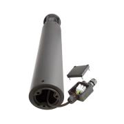 Facado II pylväsvalaisin, korkeus 65 cm, harmaa/savu, Ø 11 cm, IP65