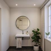 Paulmann LED-uppovalaisin Cole Coin valkoinen Ø9cm IP44 himmennettävä ...