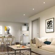 Paulmann Smart LED-uppovalaisin Base Coin rauta Ø9cm RGBW 3 kpl