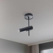 Kattospotti Leda 1, antrasiitti, 1-lamppuinen, teräs, korkeus 34 cm