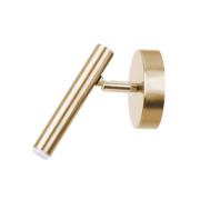 Seinävalaisin Sopel, kulta, 1-lamppuinen, teräs, G9, korkeus 15 cm