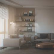 Seinäkohdevalaisin Tapp, valkoinen, Ø 8 cm, 1-lamppuinen, metalli, GU1...