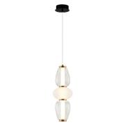LED-riippuvalaisin Shiny, Ø 16 cm, kirkas/valkoinen, lasi