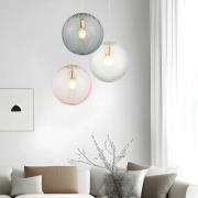 Riippuvalaisin Diana, kirkas/kulta, Ø 30 cm, lasi