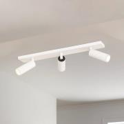 Arcchio kattokohdevalo Brinja Slim, valkoinen, 3-lamppuinen, GU10 MR11