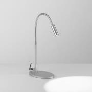 Egger DLS Zooom LED-pöytävalaisin, joustava varsi, platinanvärinen