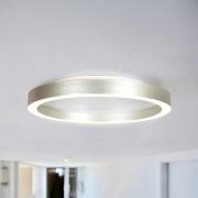 LED-kattovalaisin Ringlux, teräksenharmaa, Ø 40 cm, metalli, 2700 K