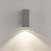 LED-ulkoseinälamppu ShoreLine Pro Square, vaaleanharmaa, 830/840