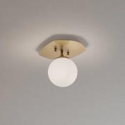 Kattovalaisin Well, kultainen, lasi, Ø 20 cm, E14