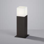 LED-pollarivalaisin HUDSON, antrasiitti, korkeus 30 cm, metalli IP44