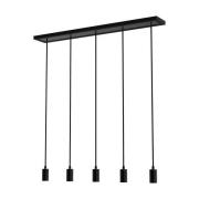 SEGULA Riippuvalaisin Madox 5X Wave, musta, teräs, E27