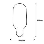 SEGULA LED Fire Flame Line E27 0,6W Tube savu 1800K koriste
