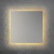 LED-seinävalaisin BLADE Q, mattapintainen hopea, 44 x 44 cm, metalli,