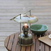 Markslöjd LED-akkupöytävalaisin Fanos, messinki, himmennettävä, IP44