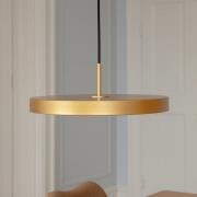 UMAGE LED-riippuvalaisin Asteria Medium, messinkivärinen Ø 43 cm