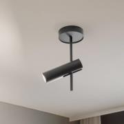 Kattospotti Leda 1, oliivinvihreä, 1-lamppuinen, teräs, korkeus 34 cm