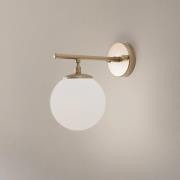 Seinävalaisin Roe, kultainen, lasi, korkeus 24 cm, E14