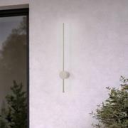 LED-seinävalaisin Orla S, hiekka, alumiini, korkeus 65 cm