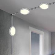 Kiskosarja DUOline Camillus, titaani, 3 m, 6-lamppuinen LED, 2-vaihein...