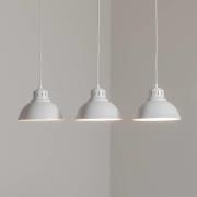 Sven-riippuvalaisin, kolmivalo, valkoinen, teräs, E27