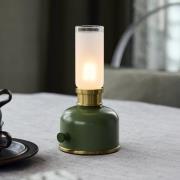 PR Home LED-ladattava pöytävalaisin Frida, vihreä, korkeus 22 cm